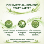 100 % fein gemahlene Matcha-Teeblätter aus Grüntee