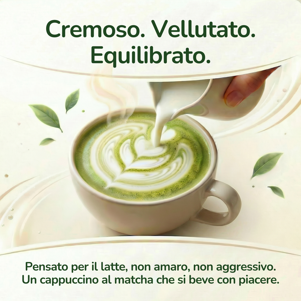 100% Foglie Tè Matcha, Macinate Finemente