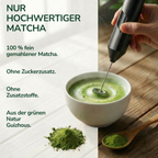 100 % fein gemahlene Matcha-Teeblätter aus Grüntee