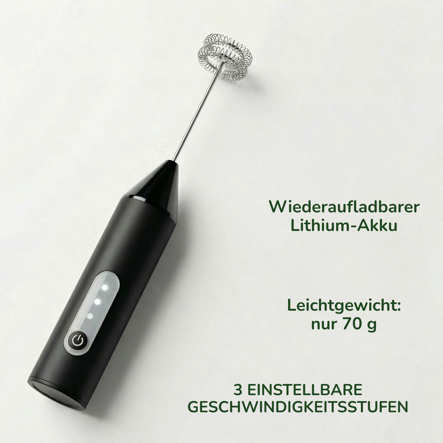 Elektrischer USB-C Milchaufschäumer