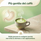 100% di foglie di tè verde Matcha, macinate finemente