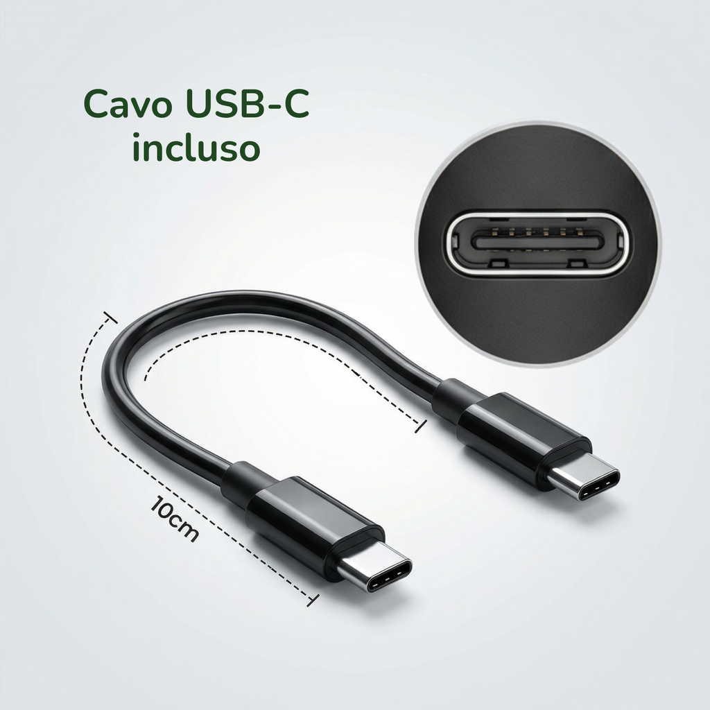 Frullino Elettrico Ricaricable USB-C
