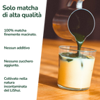 100% Foglie Tè Matcha, Macinate Finemente