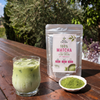 100% Foglie Tè Matcha, Macinate Finemente
