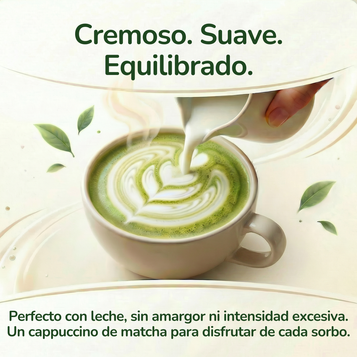Matcha premium 100 % puro, finamente molido